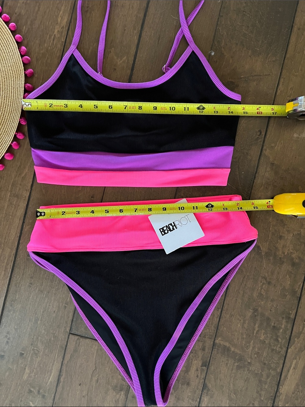 NWT Beach Riot Eva-Emmy Bikini, L Top, XL Bottom - Picture 9 of 12